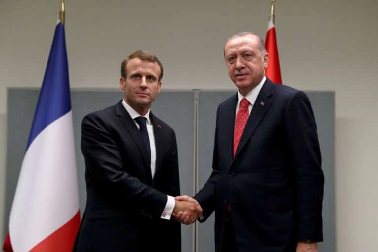 Cumhurbaşkanı Erdoğan Macron ile görüştü 