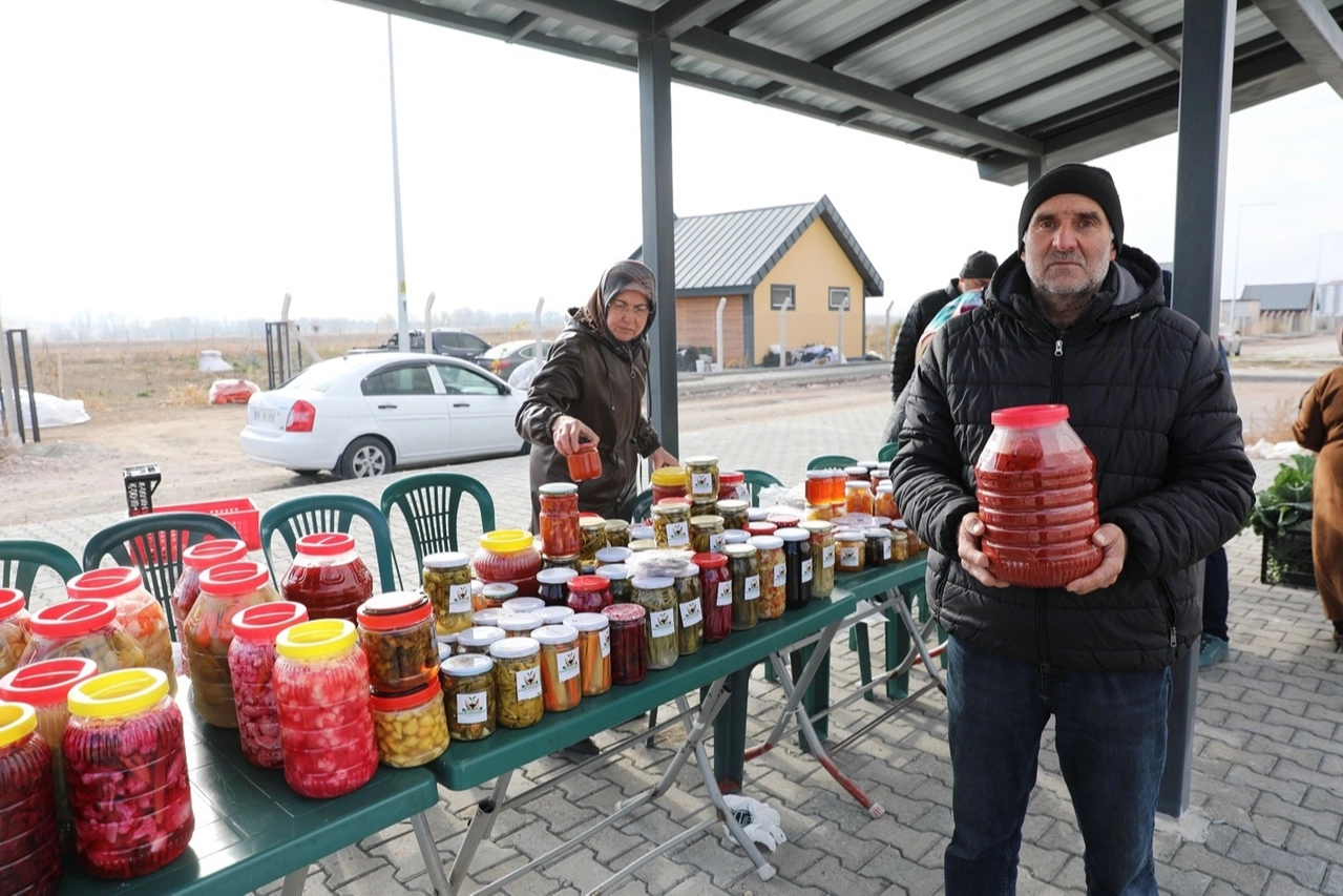 Kayseri Kocasinan'da son hasat yapıldı 
