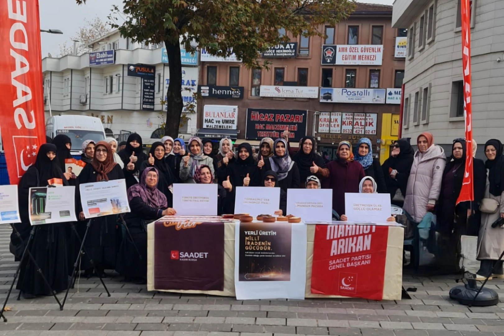 Bursa'da Saadet Partili kadınlardan 'yerli üretim' vurgusu 