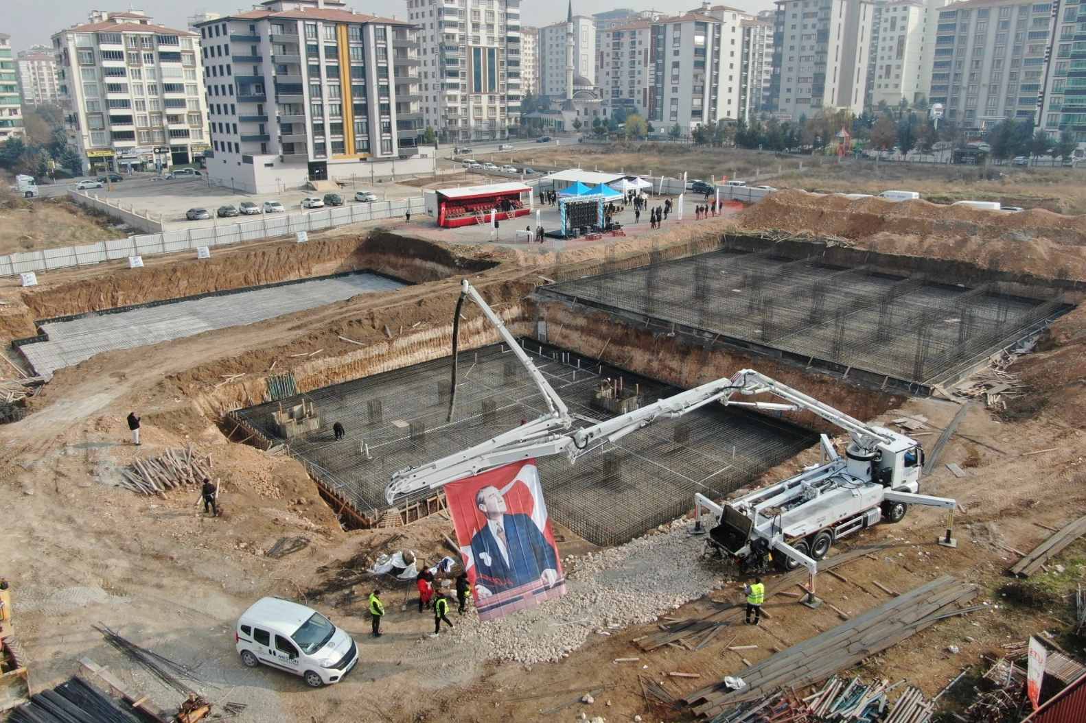 Malatya'ya dev spor yatırımı... Tecde Spor Kompleksi’ne temel 