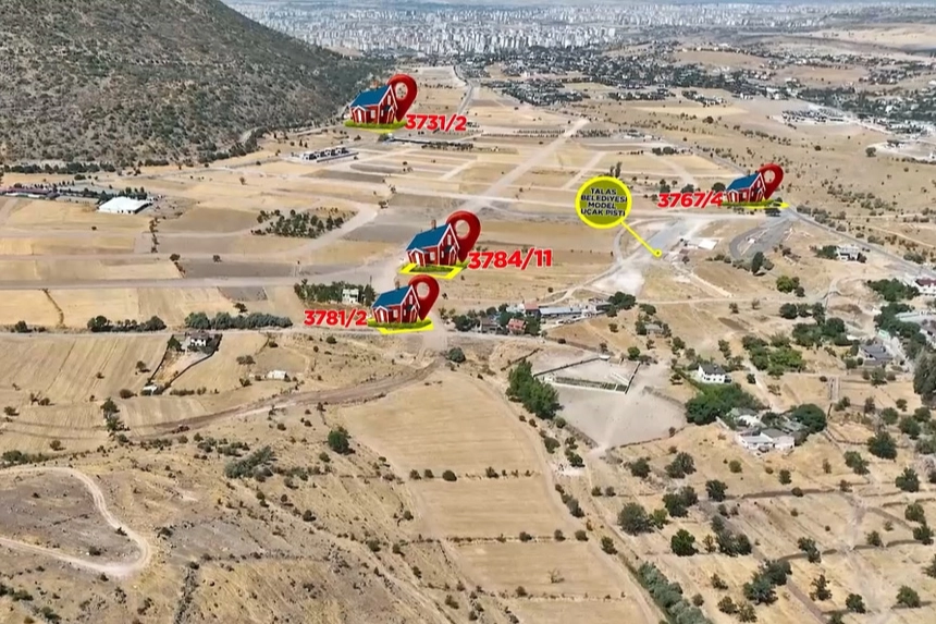 Kayseri Talas'ta 14 prestijli villa satışa çıkıyor 