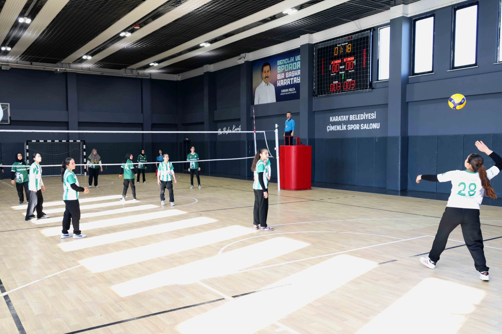 Konya Karatay’da sporla dostluk ve kardeşlik güçleniyor 