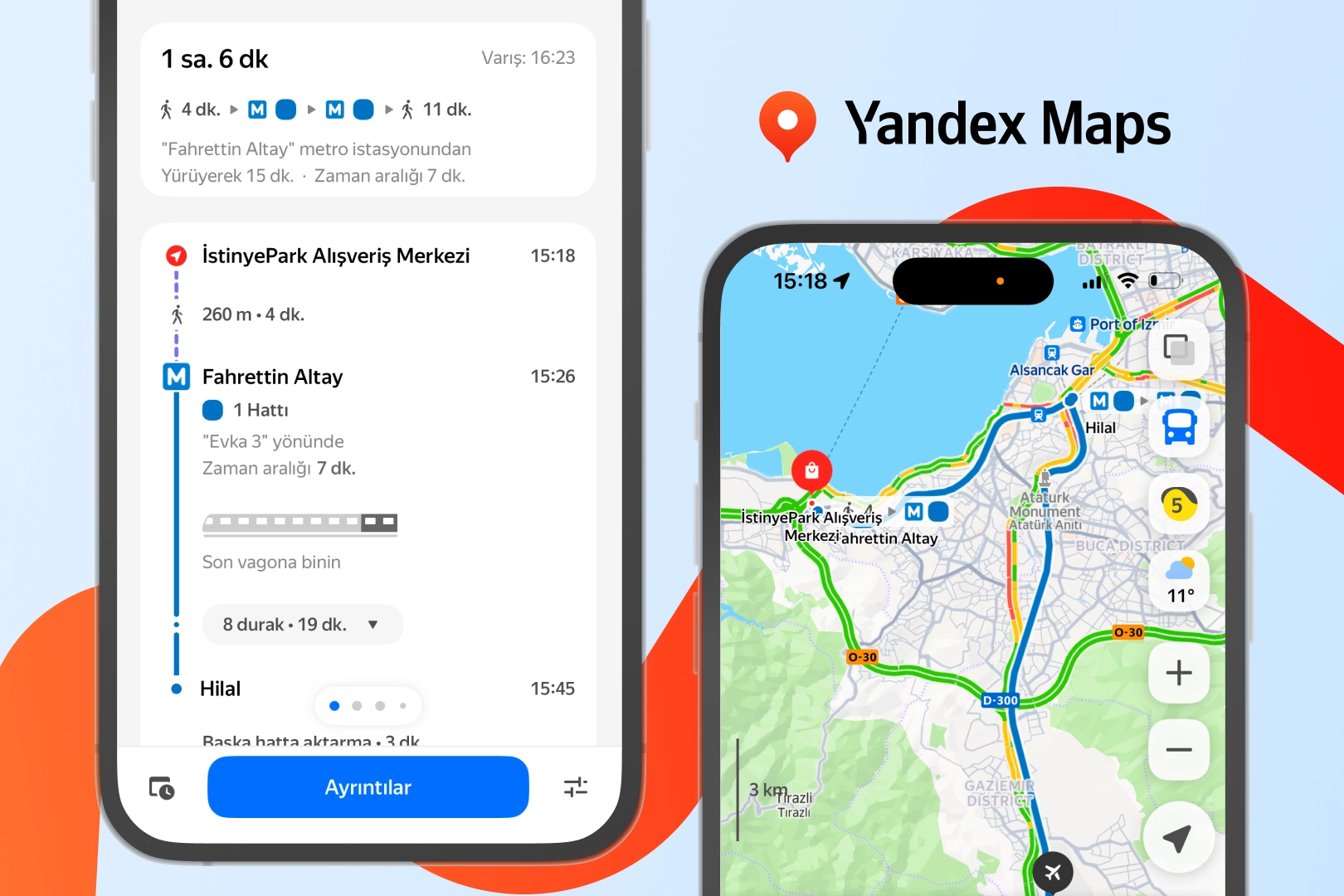 Yandex Maps, en uygun metro vagonu öneriyor 