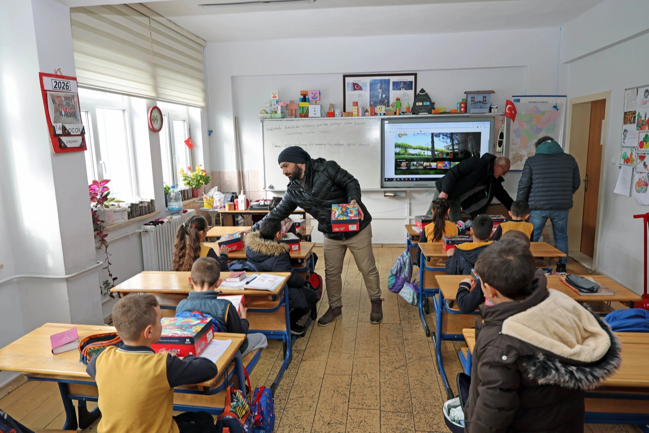 Kayseri Talas'tan iç ısıtan destek 