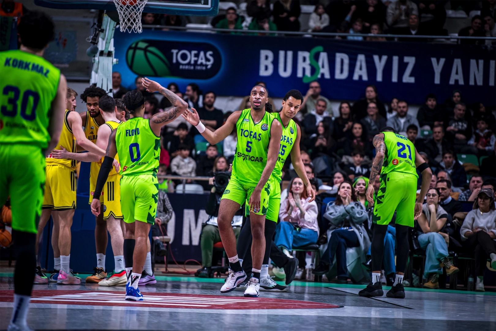 TOFAŞ BCL son 16 turunda AEK B.C'yi konuk ediyor 