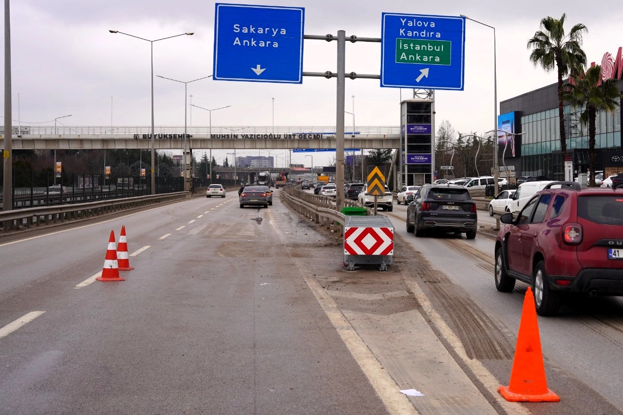 Kocaeli’de trafik güvenliği için 6 noktaya çarpışma yastığı 