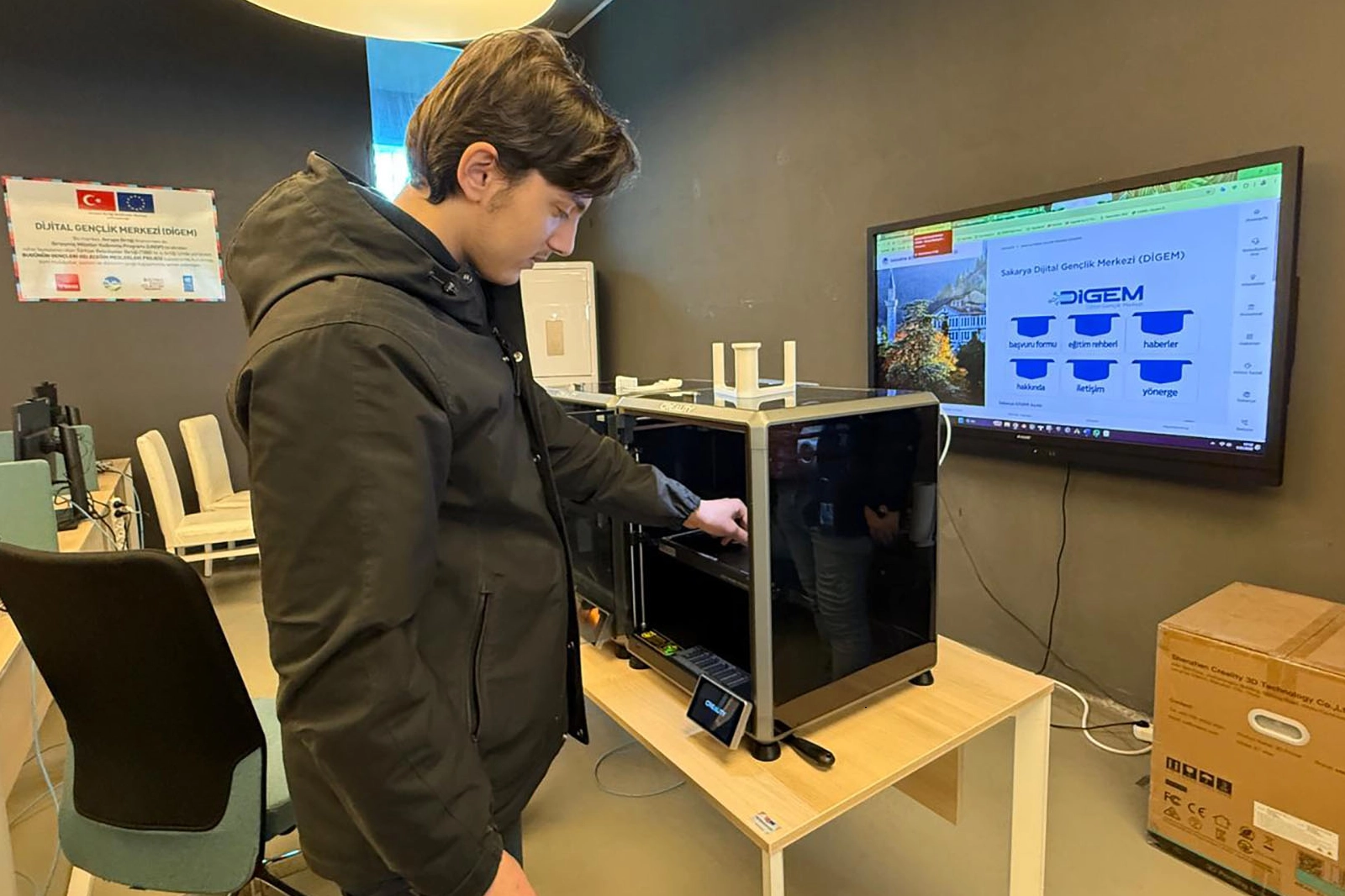 Sakaryalı gençler DİGEM'de teknolojiyle buluştu 