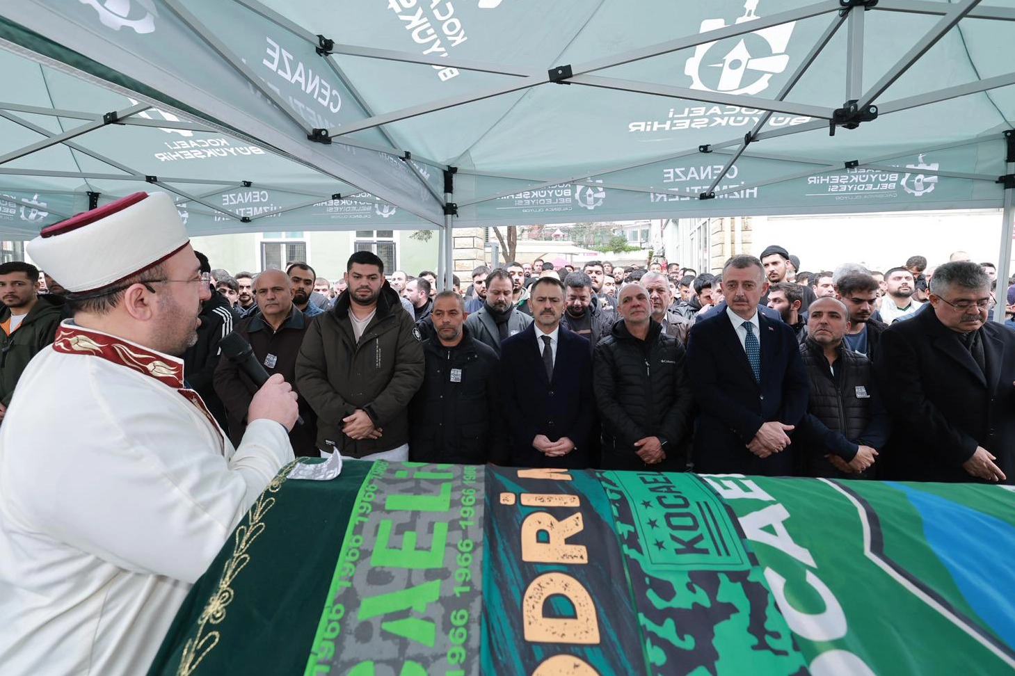 Kocaelispor–Beşiktaş maçında hayatını kaybeden Harda Kaçmaz'a son görev 