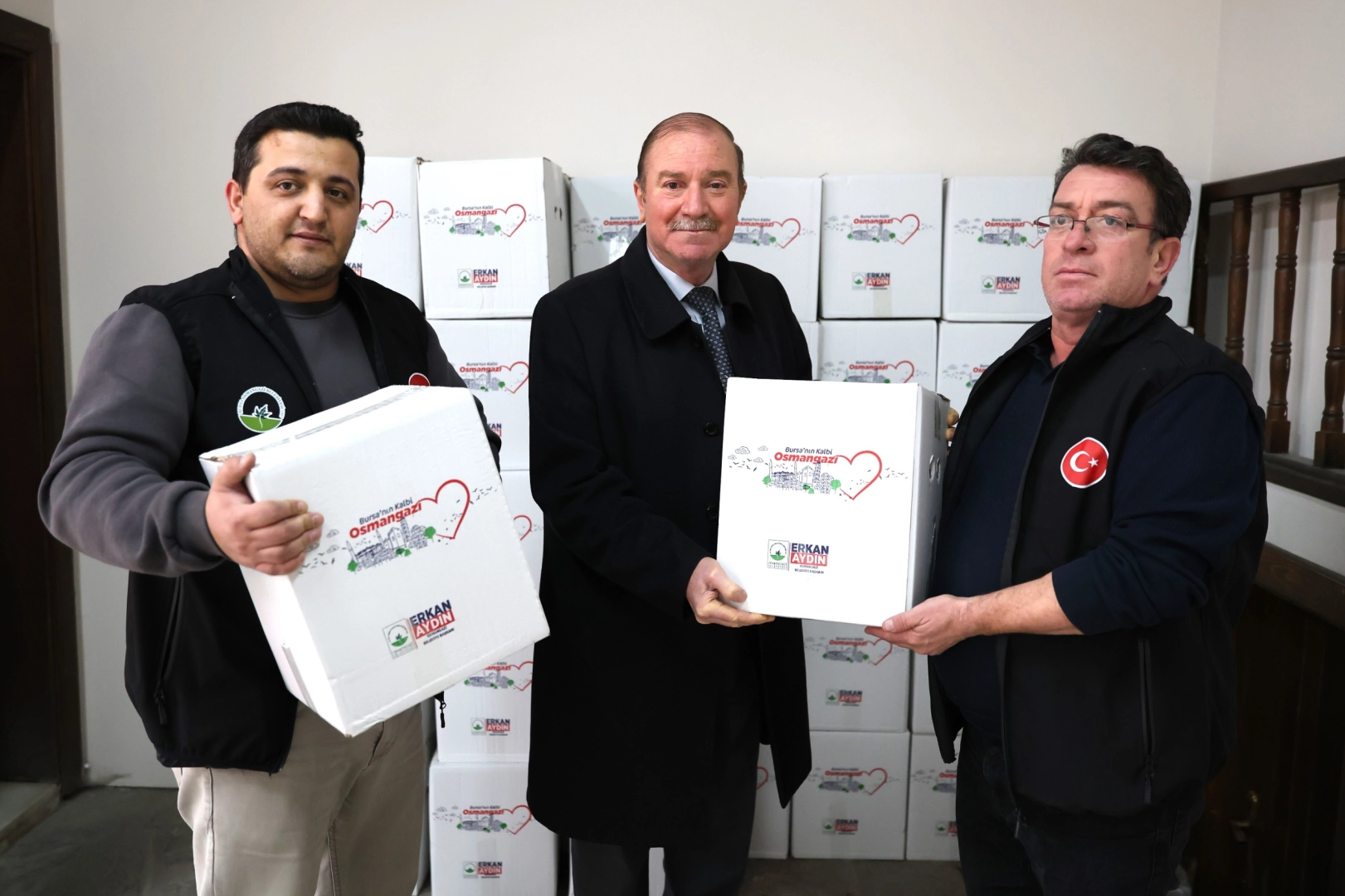 Ramazan öncesi Osmangazi’de erzak yardımları başladı 