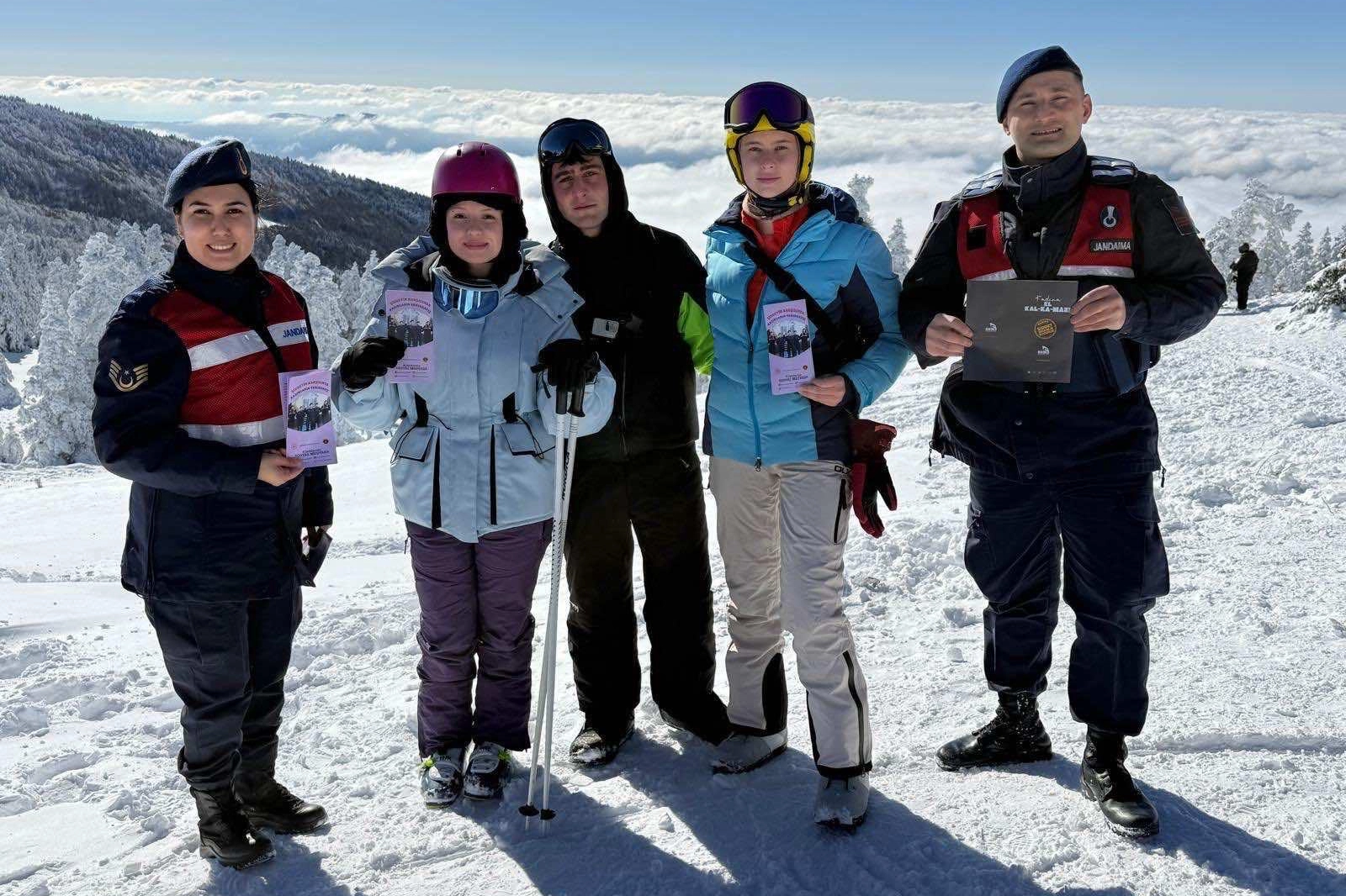 Uludağ’da Jandarma'dan KADES farkındalığı 