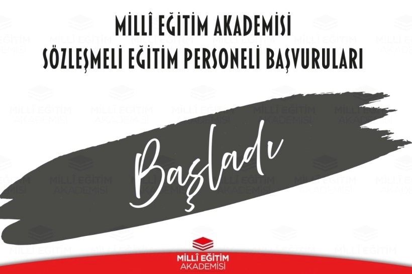 Milli Eğitim Akademisi için başvurular başladı 