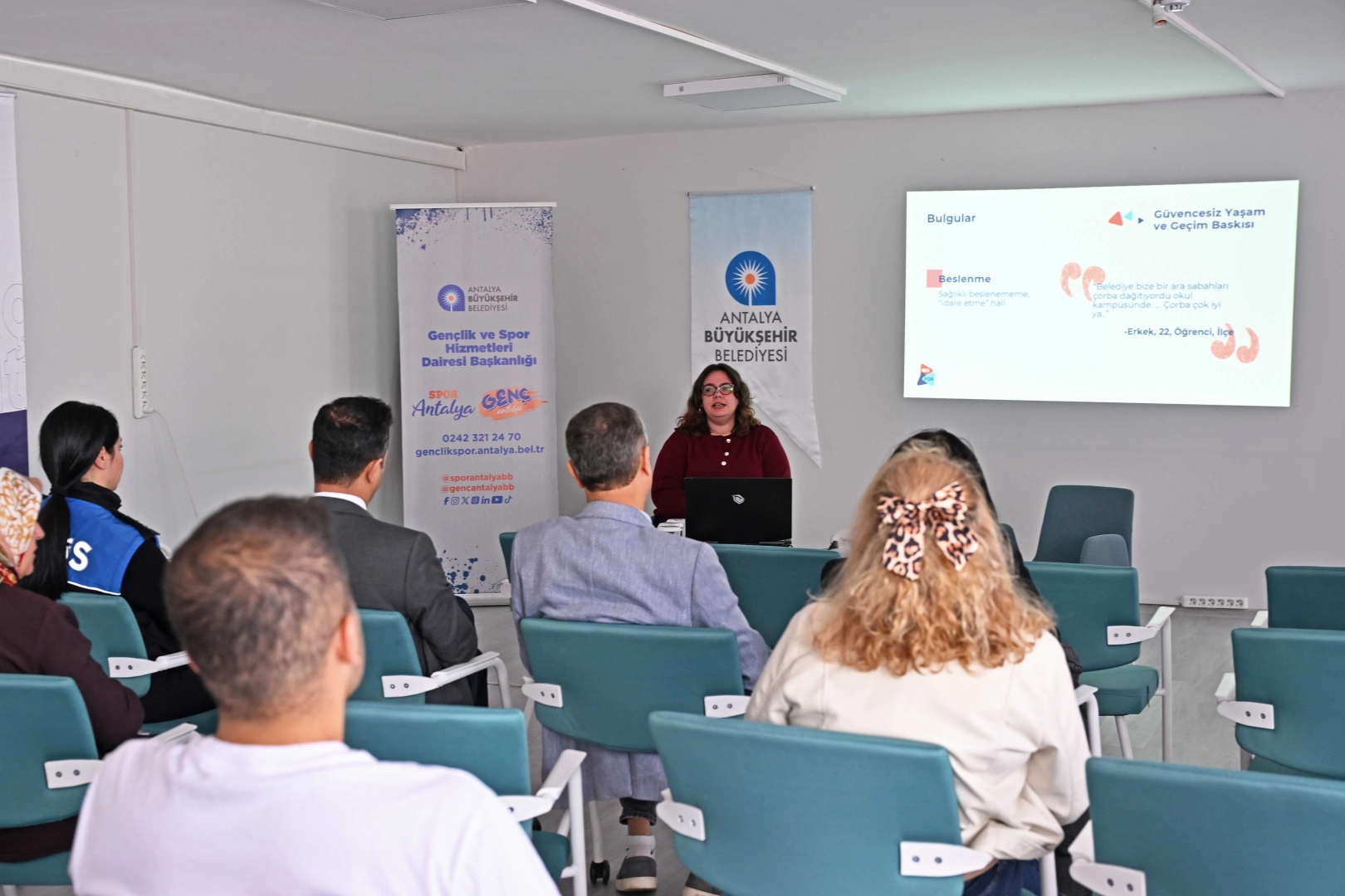 Antalya'da Yerel Gençlik Forumu sonuçları temsilcilerle paylaşıldı 