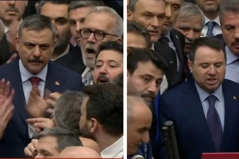 TBMM'de yemin öncesi gerginlik! Bakanlar vekiller arasında yemin etti 