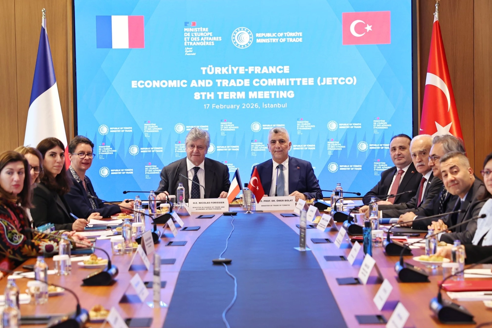 Türkiye-Fransa JETCO Toplantısı İstanbul’da gerçekleşti 