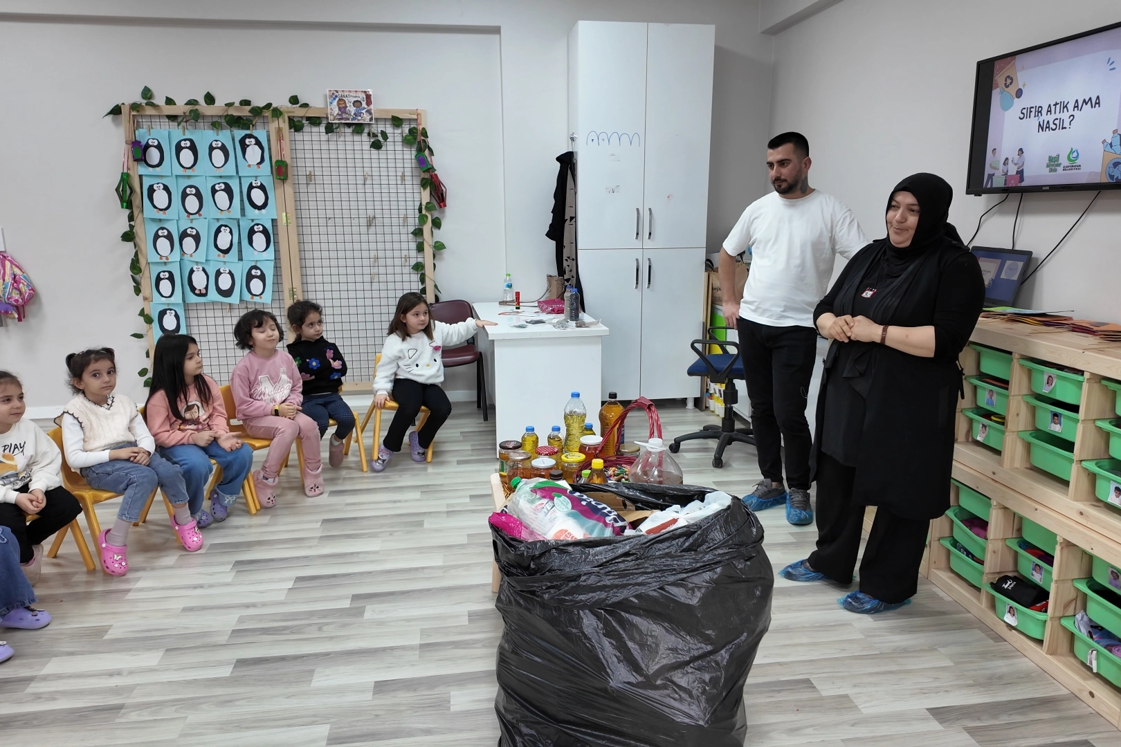Kocaeli'de minik öğrencilere sıfır atık eğitimi 