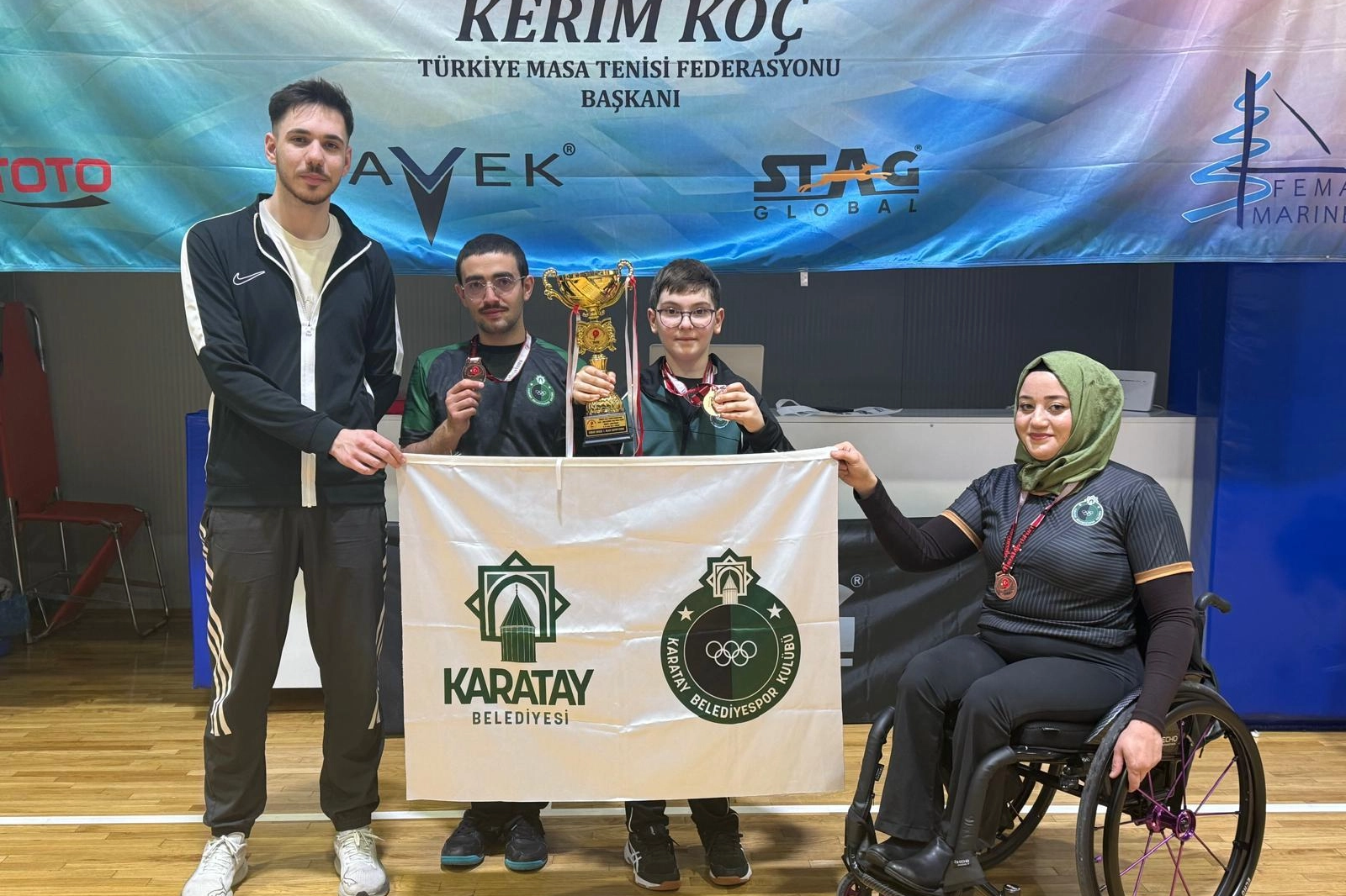 Konya Karataylı sporcular 5 madalya ile döndü 