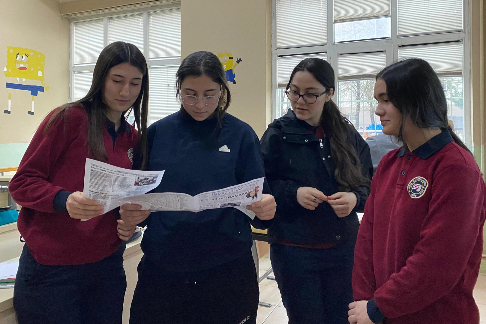 Sinop'ta öğrencilerden Ramazan Gazetesi 