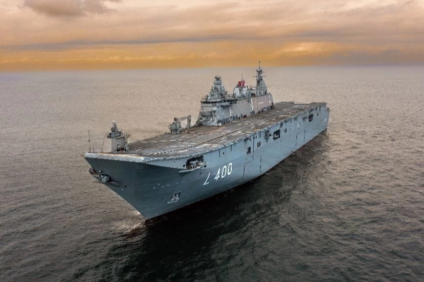 NATO: TCG Anadolu Letonya kıyılarında 