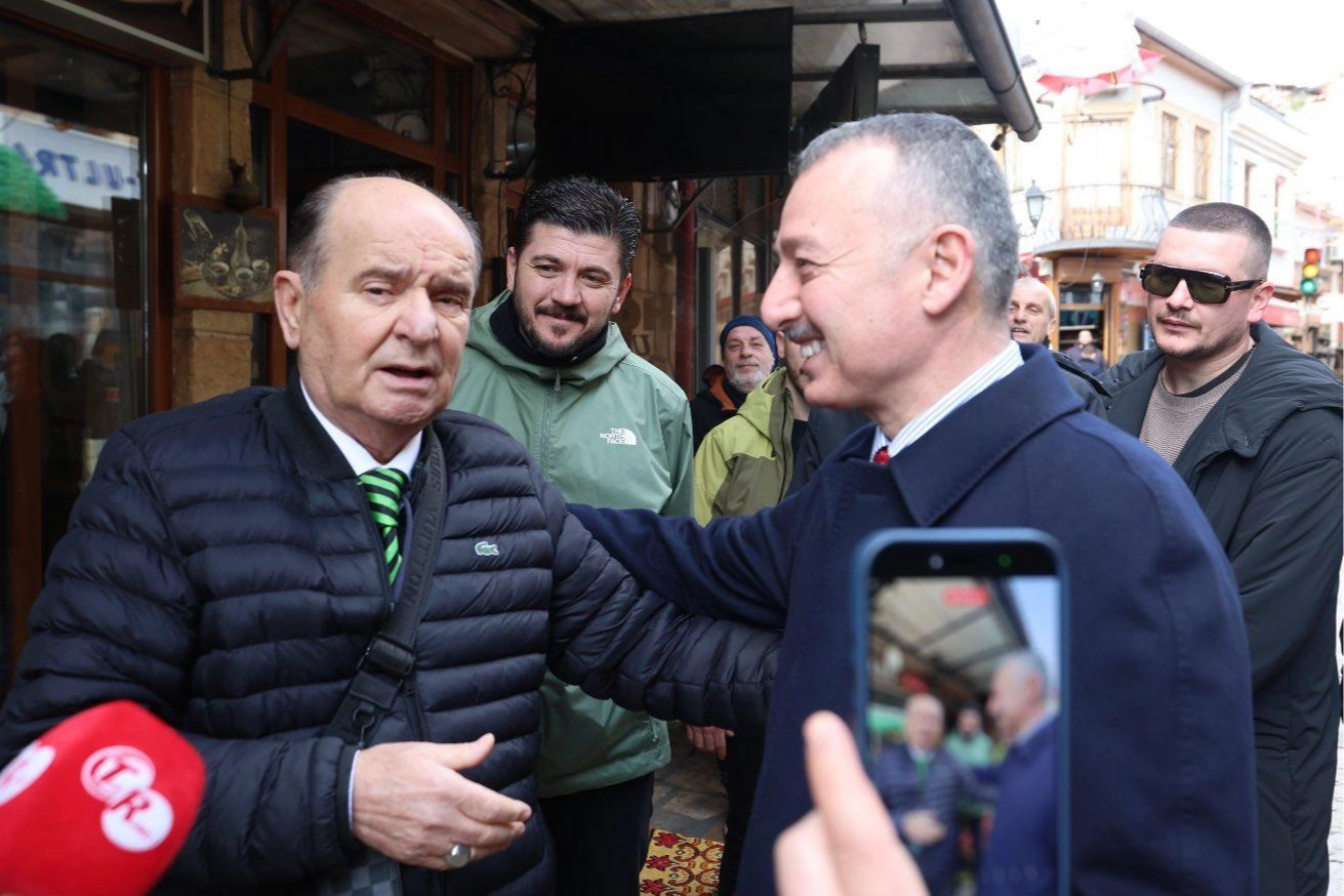 Üsküp sokaklarında Türkiye sevgisi 