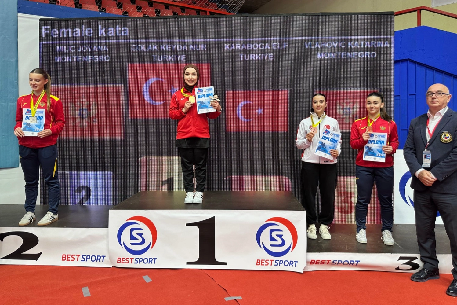 Trabzon Büyükşehir sporcusu Balkan Şampiyonu oldu 