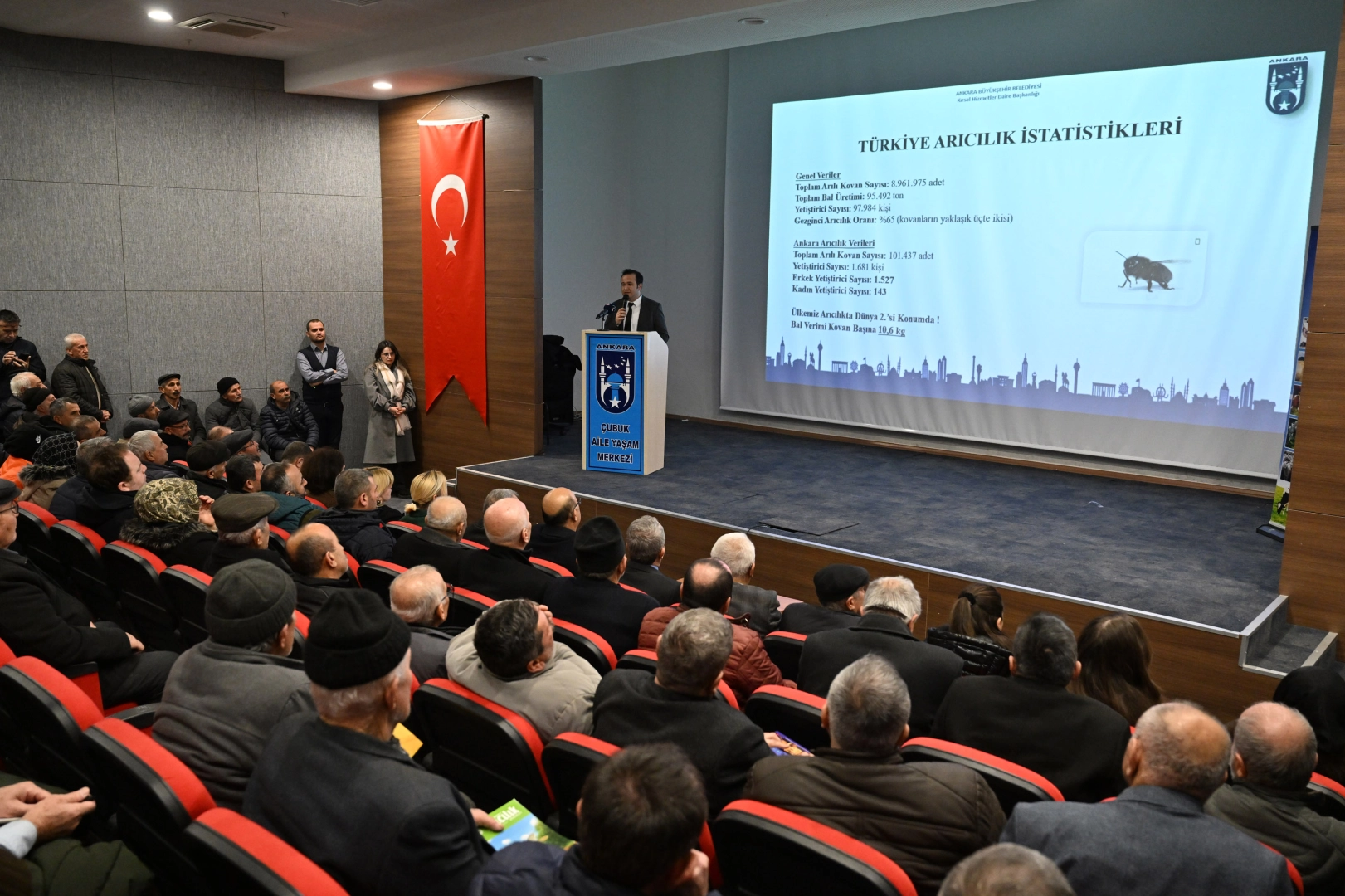 Ankara Çubuk’ta arıcılara modern üretim eğitimi 