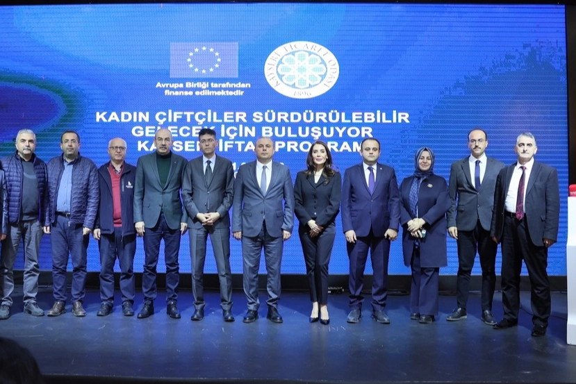 Kayserili kadın çiftçiler sürdürülebilir gelecek için buluştu 