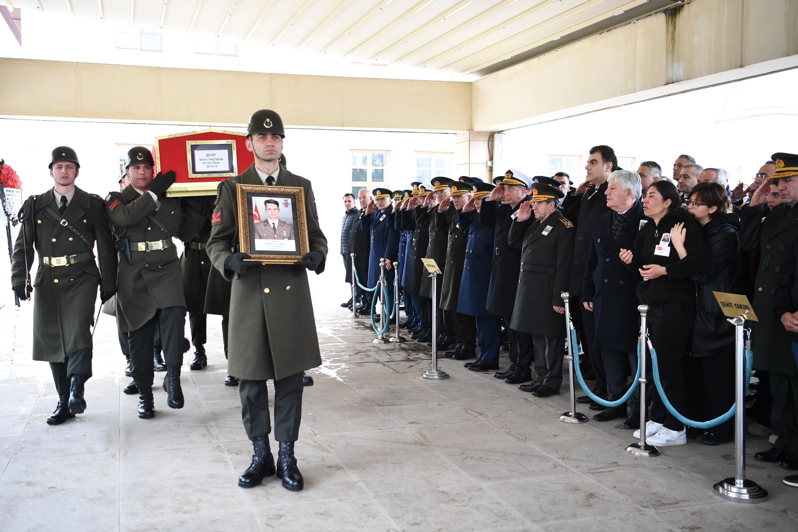TSK’dan şehit binbaşı Sinan Taştekin’e son görev 