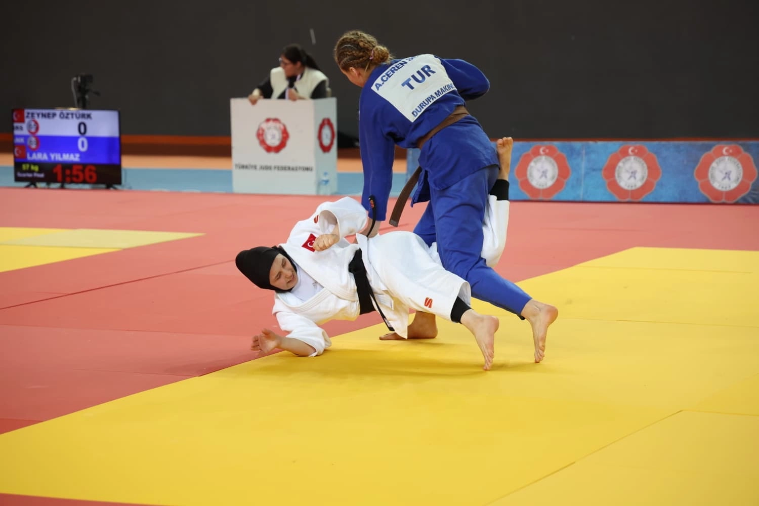 Trabzon’da Judo Şampiyonası nefes kesti 