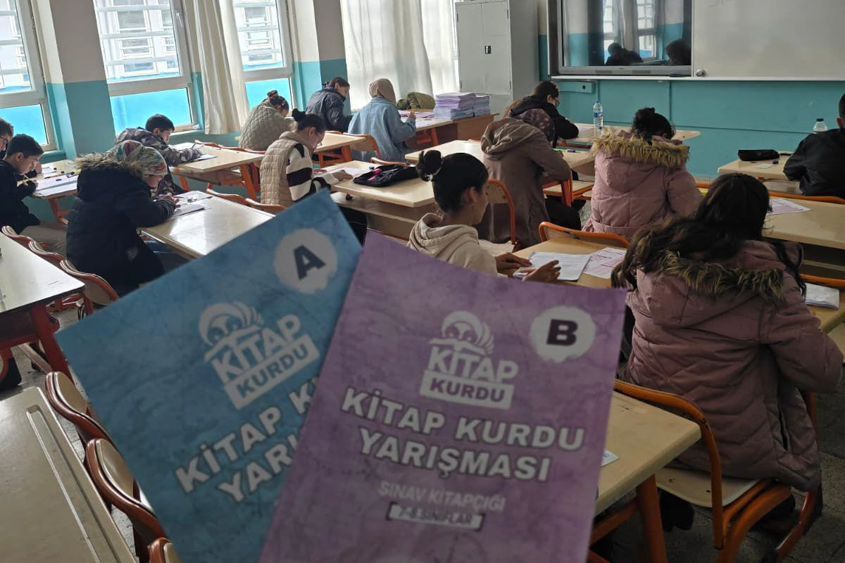 Mardin’de TÜGVA’dan “Kitap Kurdu” sınavı 