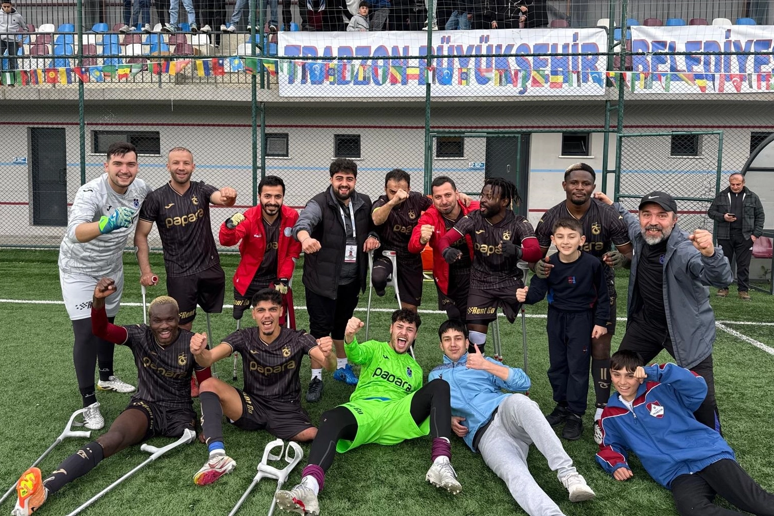 Trabzon Ampute Futbol Takımı 3. sıraya yükseldi 