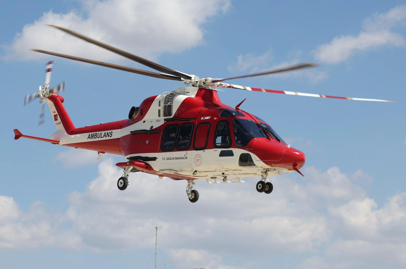 GÖKBEY hava ambulansı oluyor 