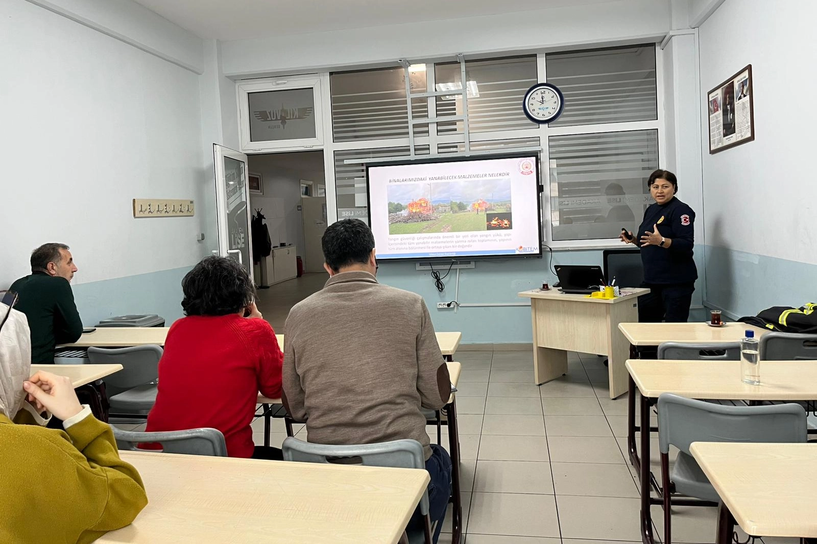 Kocaeli’nde Bilgievleri personeline yangın güvenliği eğitimi 
