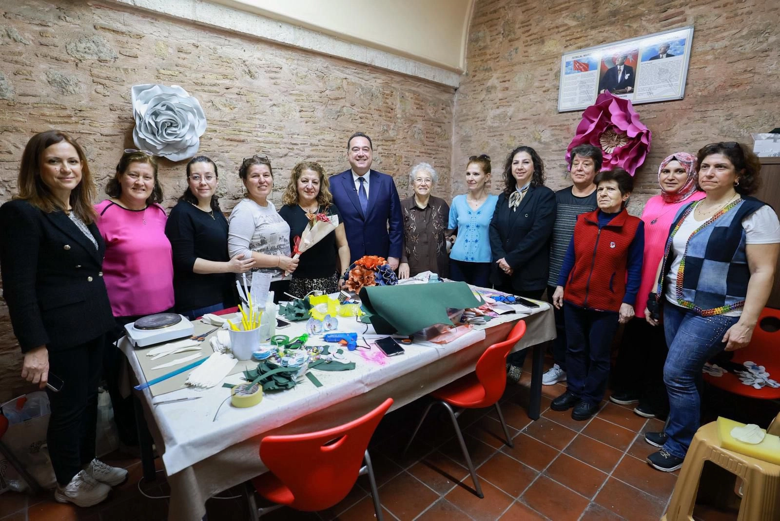 Başkan Dutlulu'dan MASMEK atölyelerine ziyaret 