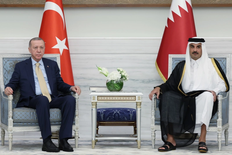 Cumhurbaşkanı Erdoğan ile Katar Emiri Al Sani görüştü 