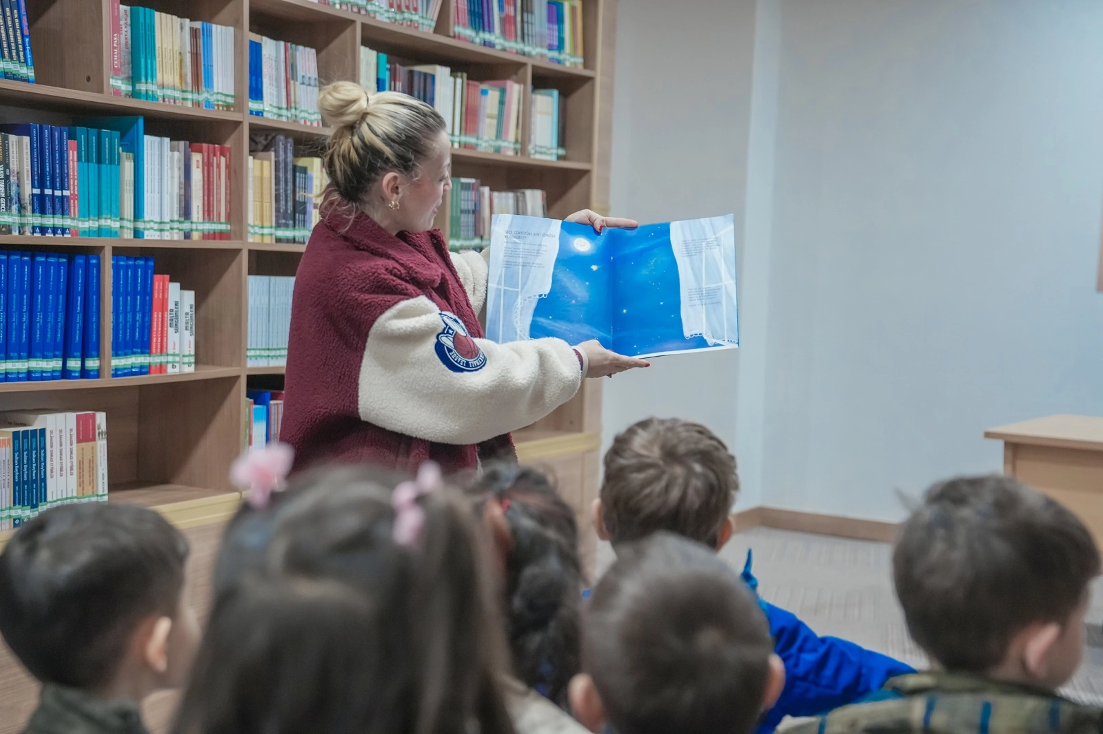 Ankara Keçiören'de minik öğrenciler kütüphane atmosferini yaşadı 