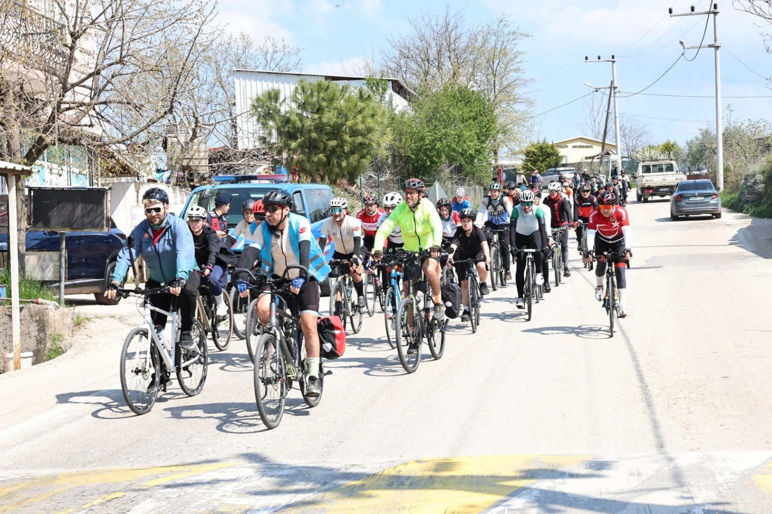 Granfondo Bursa öncesi bisikletliler Nilüfer’de buluştu 