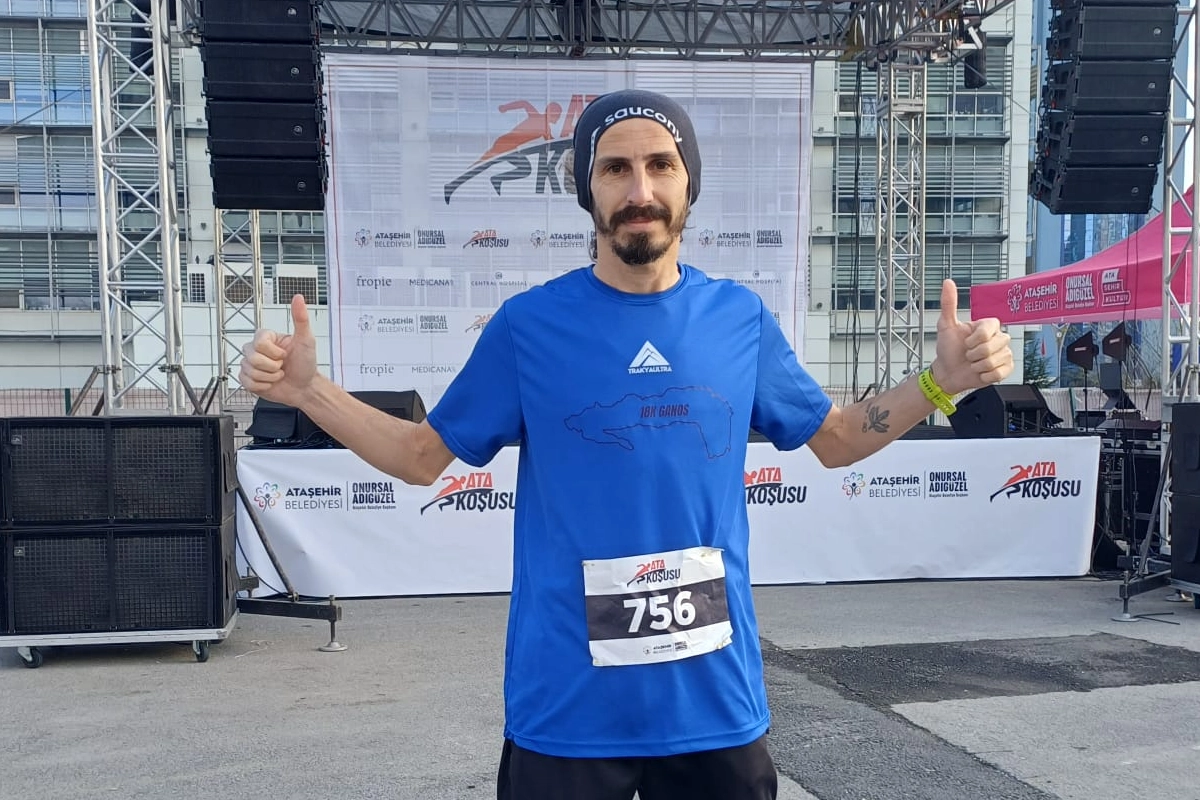 Keşanlı koşucu Ataşehir Ata Koşusu’ndan birincilikle döndü 