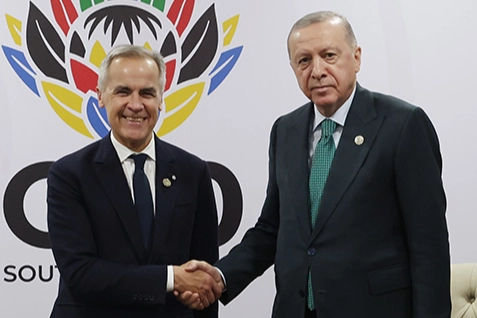 Erdoğan'dan Carney'e Türkiye daveti 