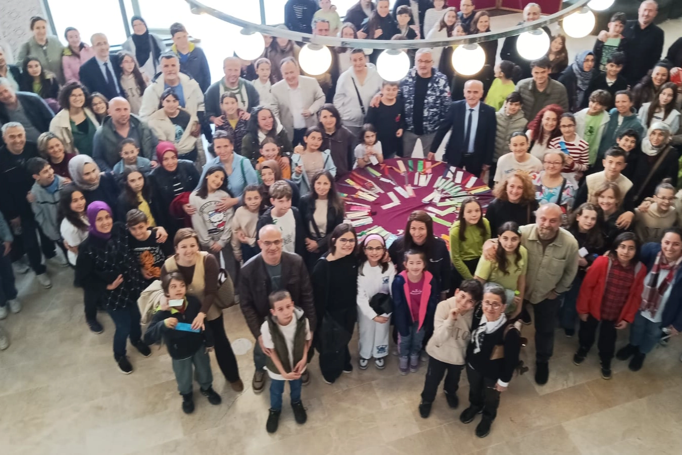 Sadettin Türkün Ortaokulu'nda kaybedeni olmayan yarışma 