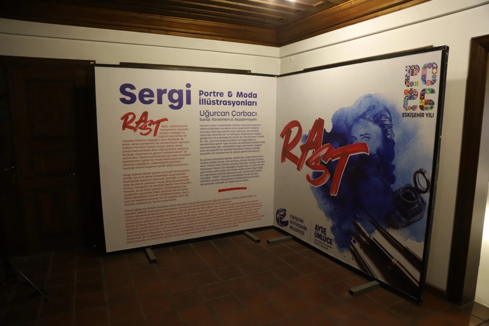 Eskişehir’de ‘Rast’ sergisi açıldı 