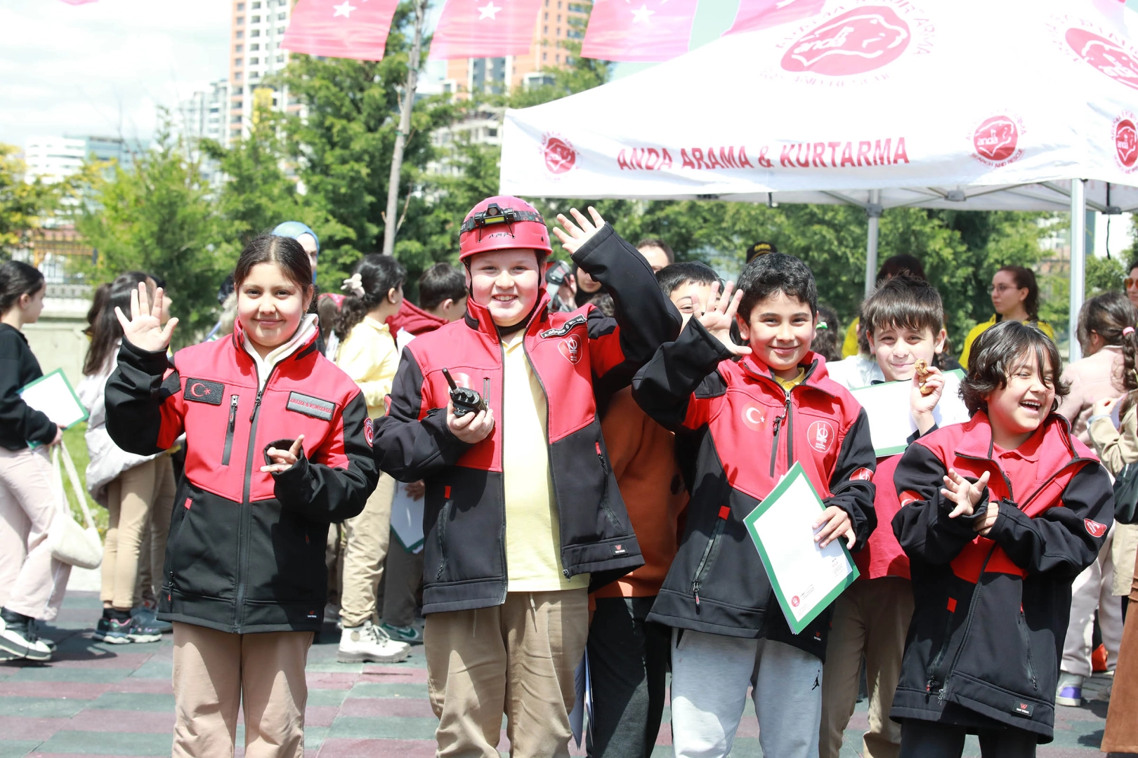 Ankara Keçiören'de çocuklara hayat kurtaran afet eğitimi 