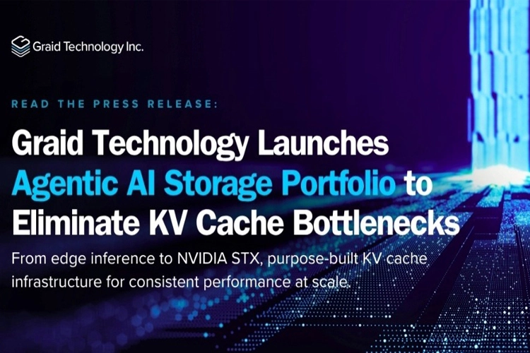 Graid Technology, KV Cache darboğazlarını gidermek için Agentic AI Depolama Portföyünü tanıttı 