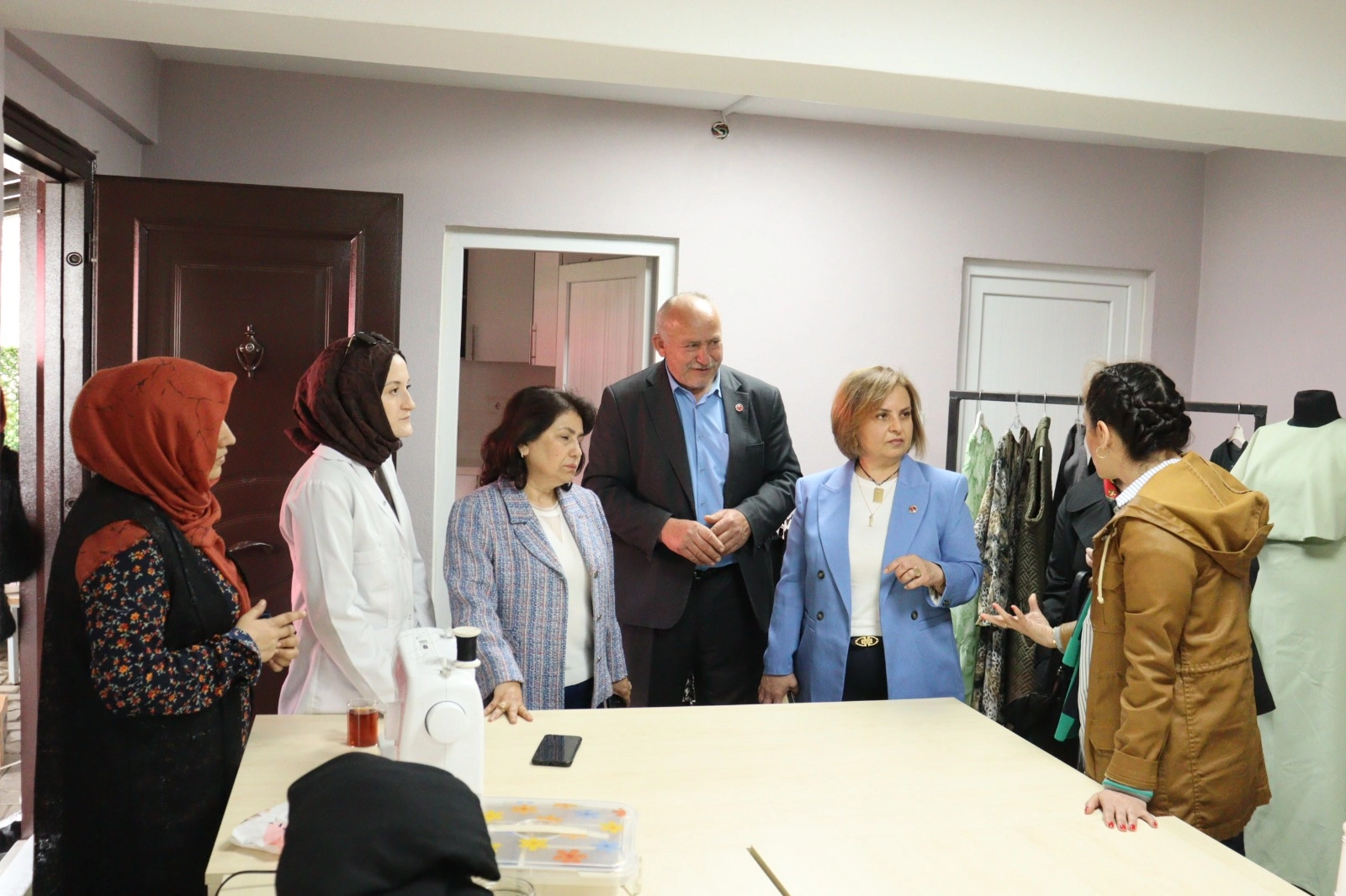 Çubuklubala’daki İZMEK kursiyerlerinden belediyeye teşekkür 