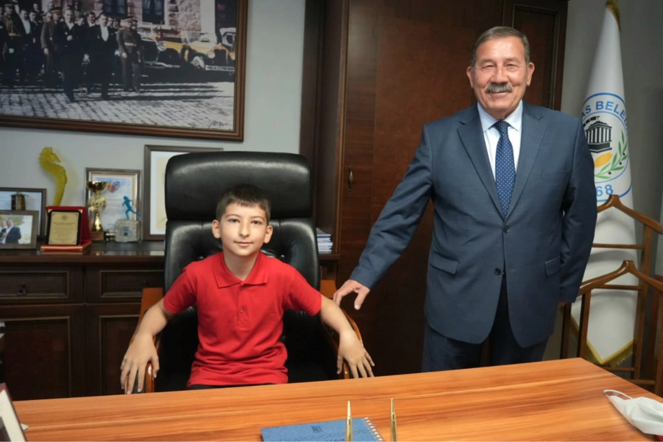 Muğla Milas'ta koltuk küçük Mehmet Emir'de 