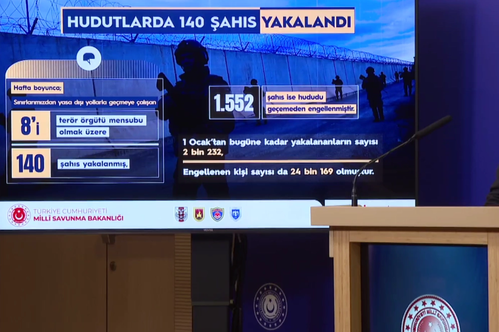 Son bir haftada 140 kaçak geçiş girişimi engellendi... Hudut güvenliği kesintisiz sürüyor 