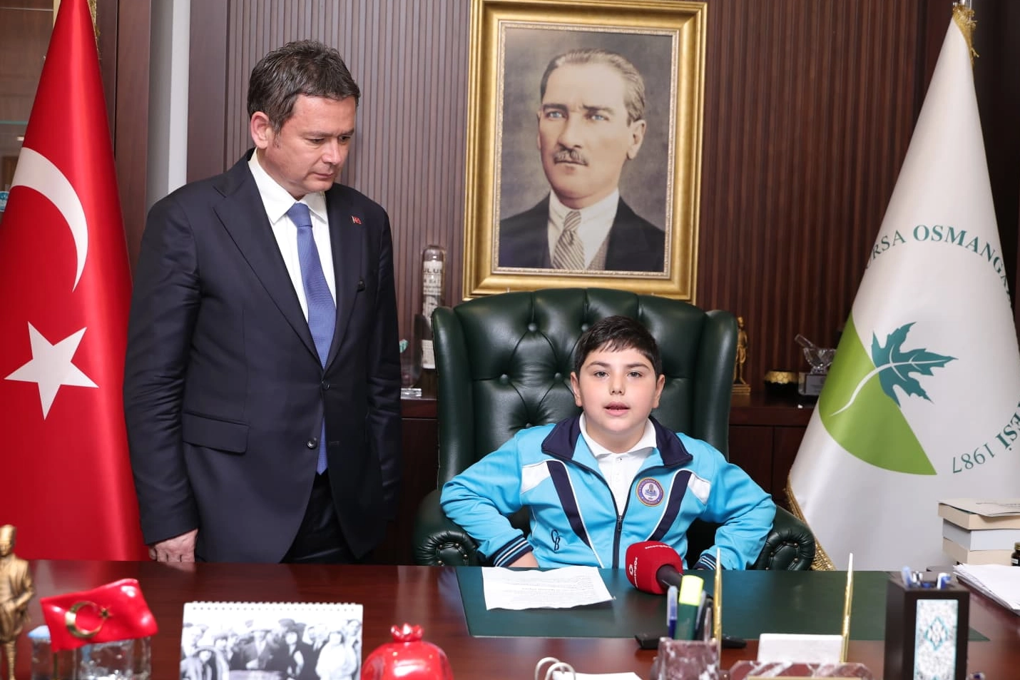 Minik Başkan’dan park talimatı 