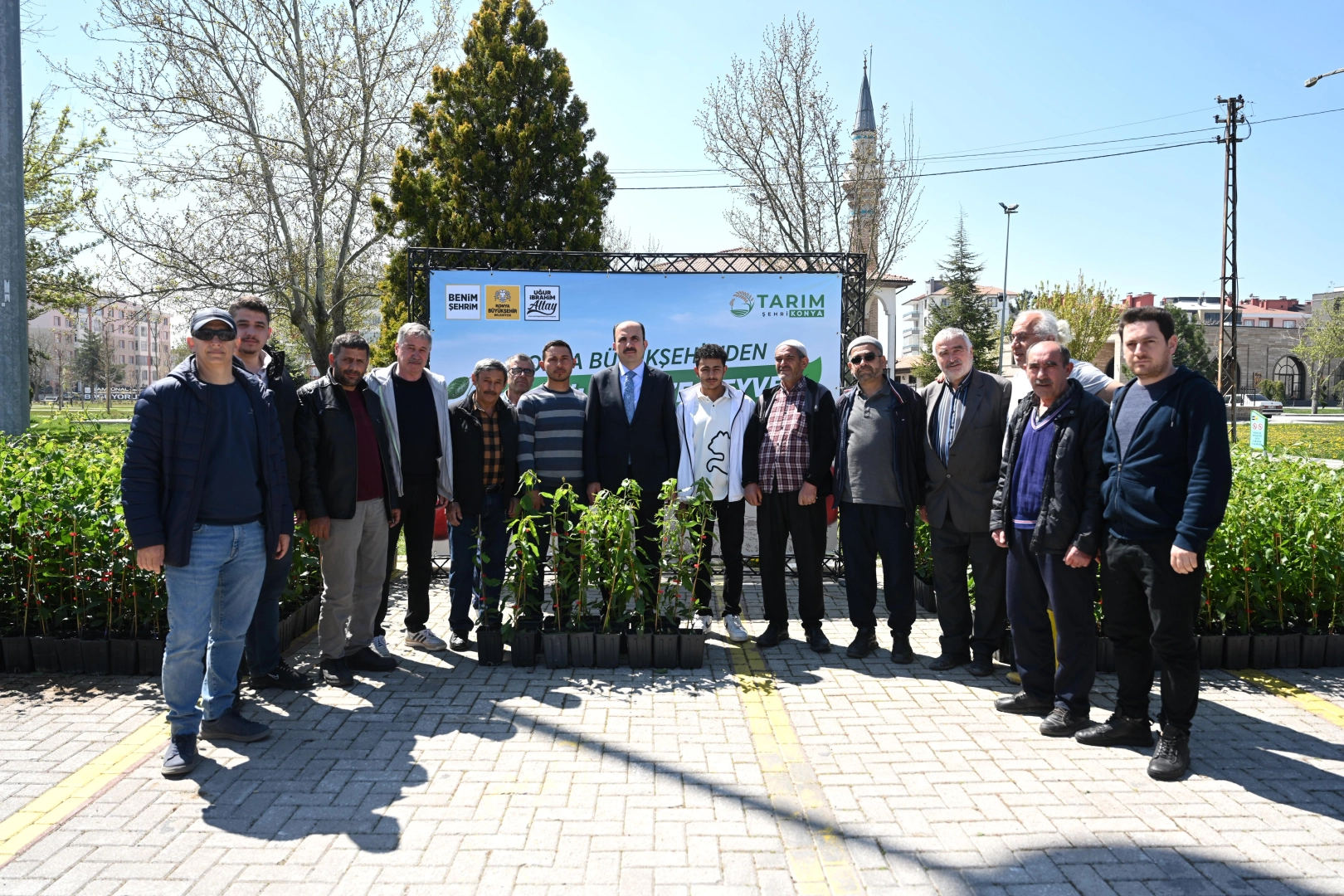 Konya’da çiftçiye yüzde 50 hibe ile meyve fidanı desteği 