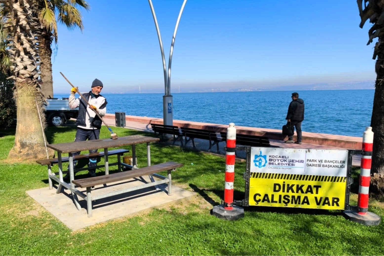 Kocaeli sahillerinde yaz bakımı 