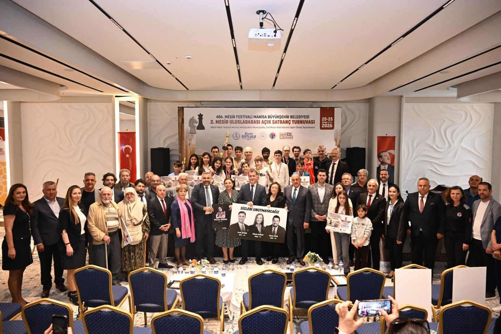 Mesir Satranç Turnuvası’nda ödüller verildi 