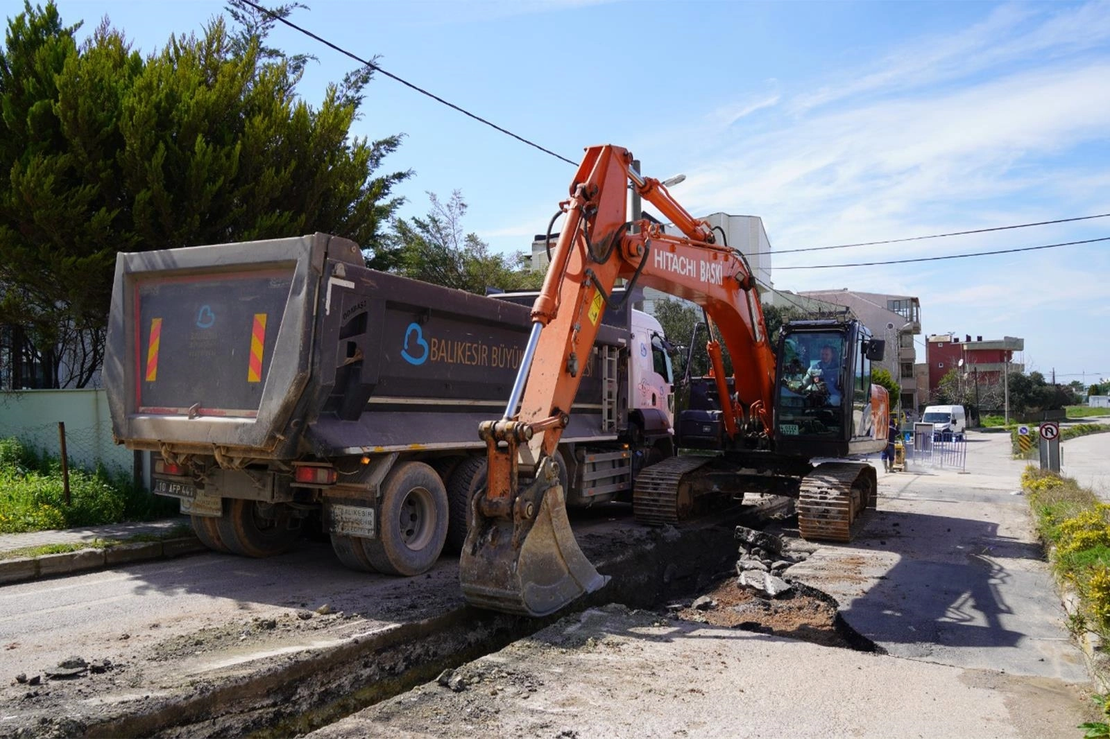 Balıkesir Bandırma’da asbestli hatlar yenileniyor 